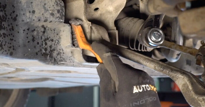 How to remove BMW 1 SERIES 118i 2.0 2010 Control Arm - online easy-to-follow instructions