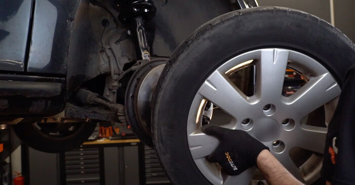 Changing Brake Pads on VW New Beetle Convertible (1Y7) 2.0 2005 by yourself