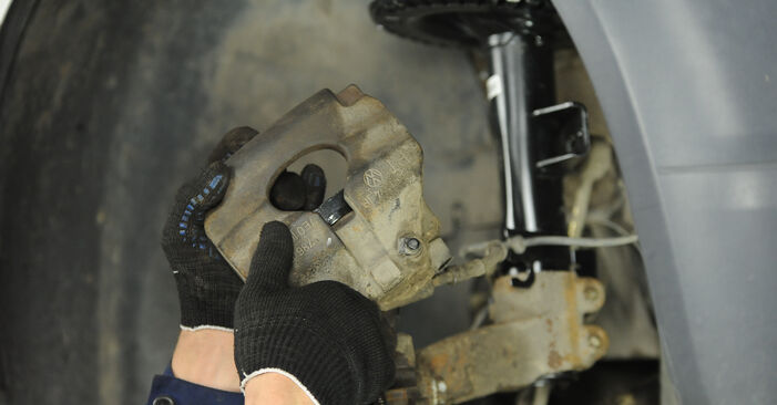 Replacing Brake Calipers on VW Transporter T5 2013 2.5 TDI by yourself