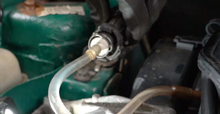 Tauschen Sie Kraftstofffilter beim CITROËN C15 Pritsche / Fahrgestell (VDPD) 2002 1.8 D selber aus