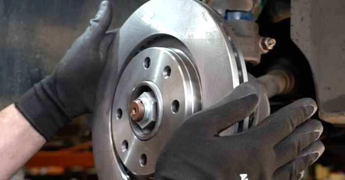 How to replace Brake Discs on CITROËN C2 Enterprise (JG_) 2009: download PDF manuals and video instructions