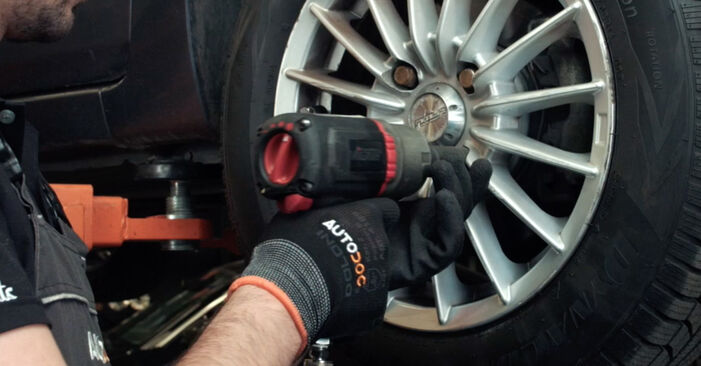 Changing Brake Pads on FORD Fiesta Mk4 (J3S, J5S) 1.4 i 1999 by yourself