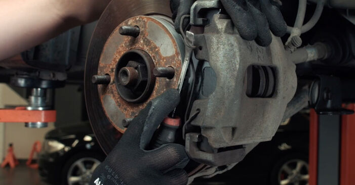 Changing of Brake Pads on FORD KA (RB_) 2004 won't be an issue if you follow this illustrated step-by-step guide