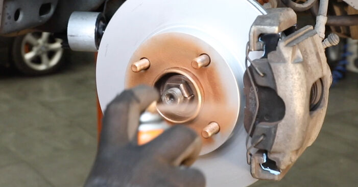 How to remove FORD KA 1.6 2000 Brake Pads - online easy-to-follow instructions