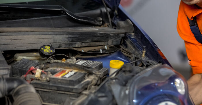 Priporočila korakov za DIY zamenjavo Ford Fiesta Mk5 Van 2008 1.4 TDCi Ležaj Amortizerja