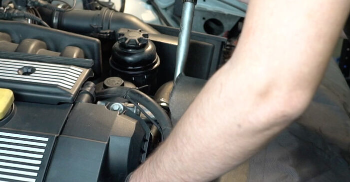 Changing Poly V-Belt on BMW 7 (E38) 735 i, iL 1997 by yourself