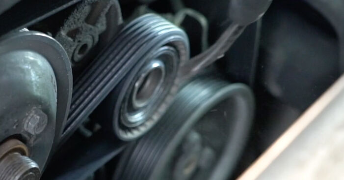 Wie schmierig ist es, selber zu reparieren: Keilrippenriemen beim BMW Z3 Roadster M 3.2 2001 wechseln – Downloaden Sie sich Bildanleitungen