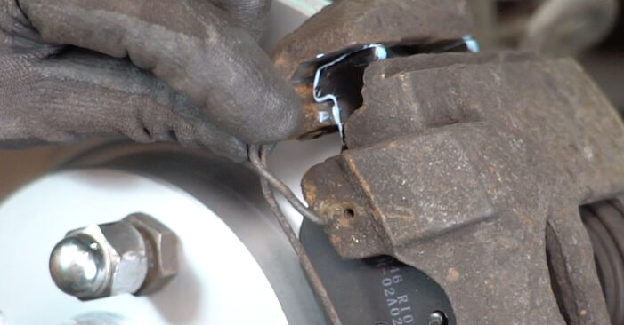 How to remove TOYOTA YARIS 1.8 VVTi (ZSP90_) 2009 Brake Pads - online easy-to-follow instructions