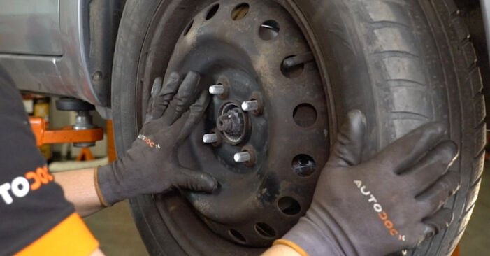 Changing of Brake Pads on Toyota Yaris Mk2 2013 won't be an issue if you follow this illustrated step-by-step guide