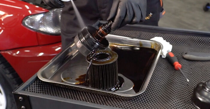 Austauschen Anleitung Ölfilter am BMW E93 2008 335 i selbst
