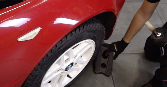 Changing of Brake Pads on BMW Z3 Coupe 1998 won't be an issue if you follow this illustrated step-by-step guide