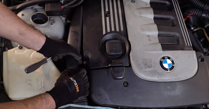 Ako dlho trvá výmena: Ulożenie motora na aute BMW E39 2003 – informačný PDF návod