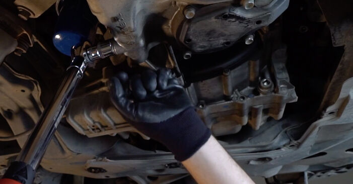 Schrittweise Anleitung zum eigenhändigen Ersatz von Honda Odyssey RL3 2010 3.5 Ölfilter