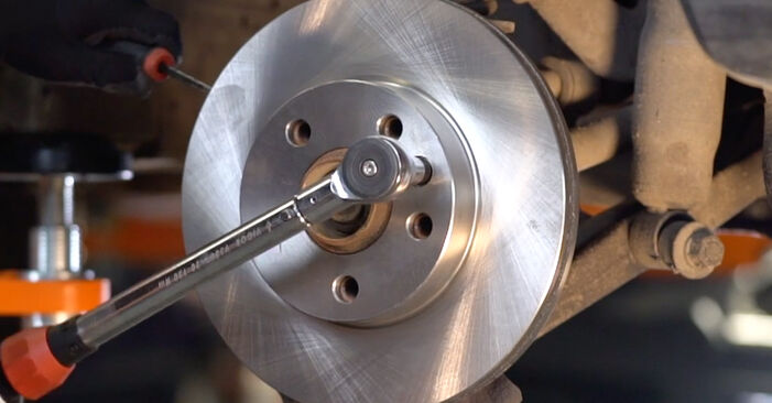 Changing Brake Discs on VW Transporter IV Platform / Chassis (70E, 70L, 70M, 7DE, 7DL) 2.5 TDI Syncro 1993 by yourself