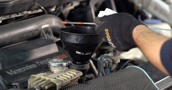 How to remove MERCEDES-BENZ SPRINTER 408 D 2.3 2000 Oil Filter - online easy-to-follow instructions