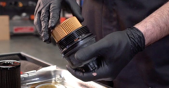 Kako zamenjati Oljni filter na FIAT Strada Pick-up (178_) 2010 - nasveti in triki