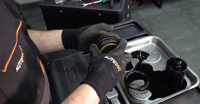 Wie man Ölfilter beim Fiat 500X 2014 wechselt - Gratis PDF- und Video-Tutorials
