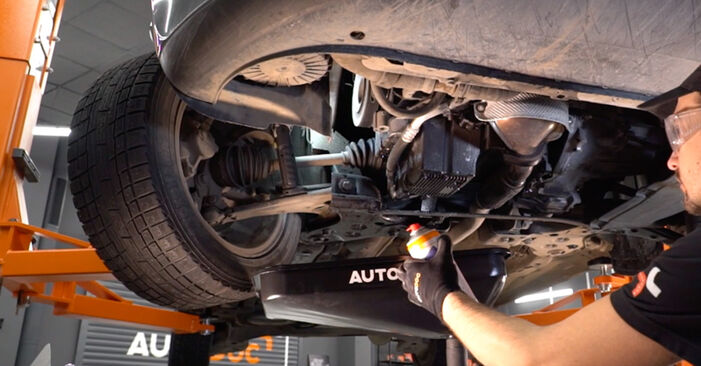 Wie man Ölfilter am FIAT Bravo II Kastenwagen (198) 2013 wechselt – Laden Sie sich PDF-Wegleitungen und Videoanweisungen herunter