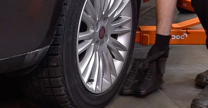 2012 FIAT DOBLO Platform/Chassis (263) wymiana Tarcza hamulcowa: darmowe instrukcje warsztatowe