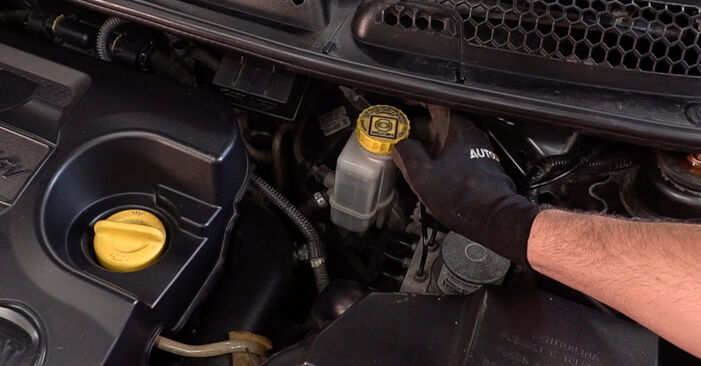 Stufenweiser Leitfaden zum Teilewechsel in Eigenregie von Fiat Stilo Kombi 2004 1.4 16V Bremsscheiben