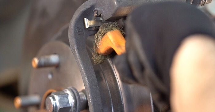 Changing of Brake Pads on Matrix E140 2009 won't be an issue if you follow this illustrated step-by-step guide