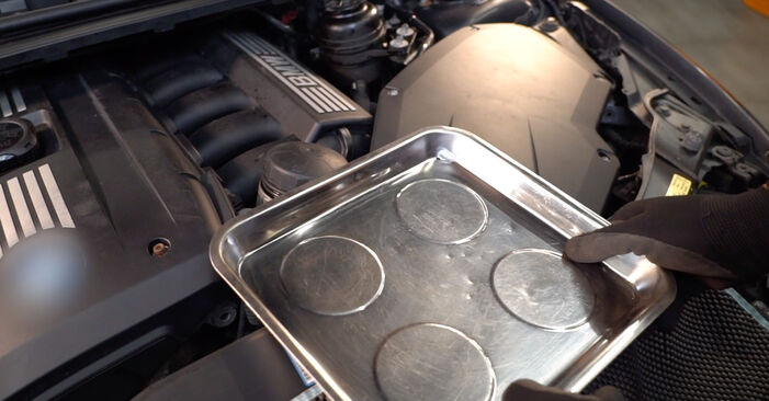 Sustitución de Filtro de Aceite en un BMW F22 M2 3.0 2014: manuales de taller gratuitos