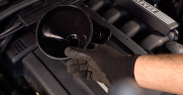 Kuinka kauan vaihtaminen kestää: Öljynsuodatin BMW X5 -autoon - informatiivinen PDF-käsikirja