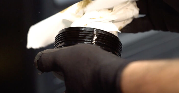 Смяна на BMW F30 318 d 2013 Маслен филтър: безплатни наръчници за ремонт