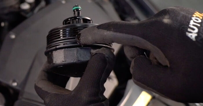 Ako vymeniť Olejový filter na BMW 5 Sedan (F10) 2014: stiahnite si PDF návody a video inštrukcie.