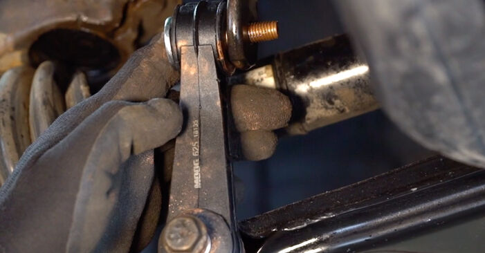 Changing of Anti Roll Bar Links on VW Beetle 9c 2006 won't be an issue if you follow this illustrated step-by-step guide