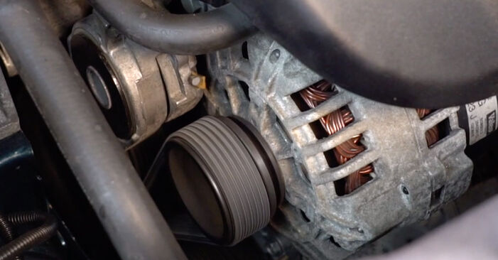 Wie man VW BORA 2.8 V6 4motion 2003 Keilrippenriemen austauscht - Eingängige Anweisungen online