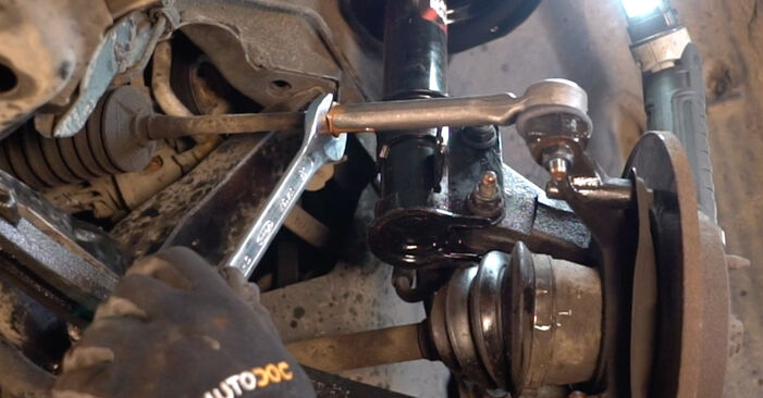 How to change Track Rod End on FIAT PUNTO Convertible (176C) 1994 - free PDF and video manuals