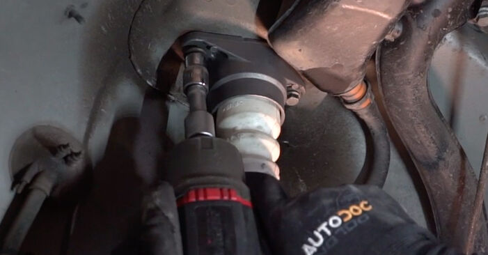 Changing of Shock Absorber on Audi A6 C6 Avant 2006 won't be an issue if you follow this illustrated step-by-step guide