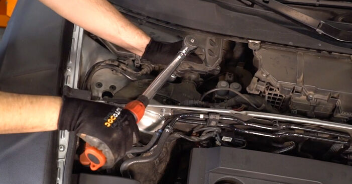 How to remove AUDI A6 2.7 TDI quattro 2009 Shock Absorber - online easy-to-follow instructions