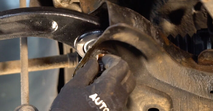 Wie lange benötigt das Auswechseln der Teile: Querlenker beim Peugeot 206 SW 2010 - Detailliertes PDF-Tutorial