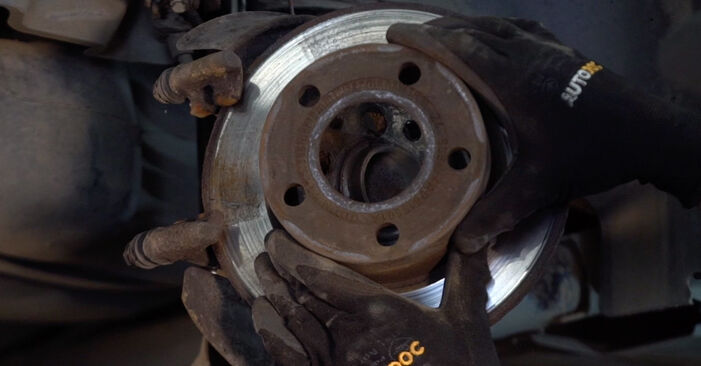 Changing of Brake Discs on Passat 3b2 1998 won't be an issue if you follow this illustrated step-by-step guide