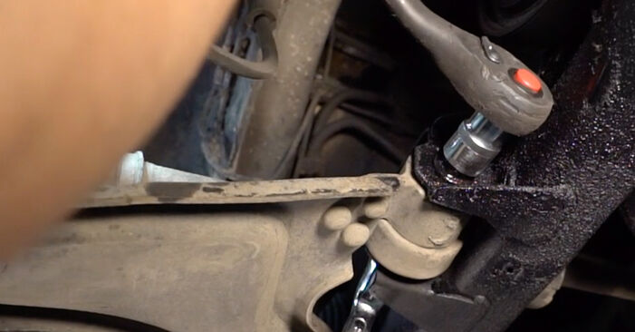 Replacing Control Arm on Opel Tigra Twintop 2007 1.4 (R97) by yourself