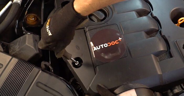 Svojpomocná výmena Olejový filter na aute AUDI A4 B7 Cabrio (8HE) 2004 1.8 T