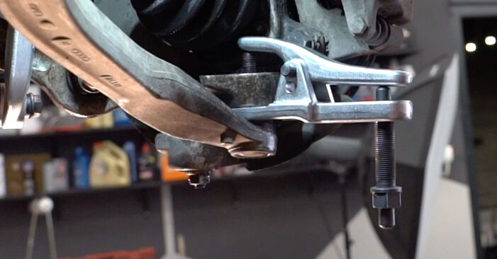 Changing of Control Arm on AUDI A4 B7 Cabrio (8HE) 2002 won't be an issue if you follow this illustrated step-by-step guide