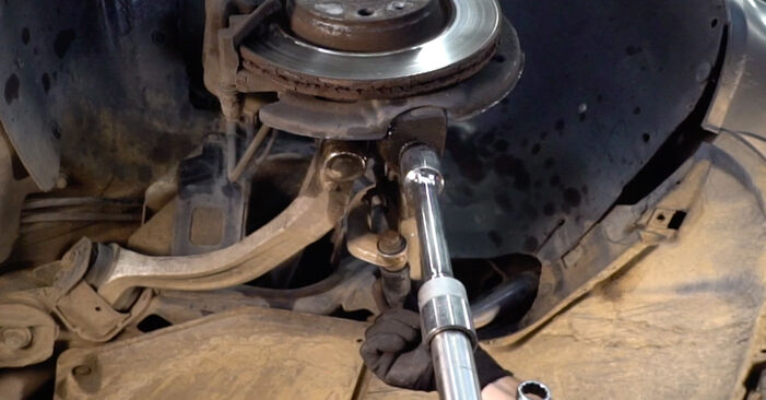 Changing Shock Absorber on AUDI A4 Convertible (8H7, B6, 8HE, B7) 2.0 TDI 2005 by yourself