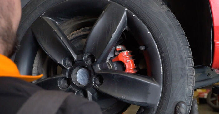 Seat Ibiza 6j Estate 1.6 TDI 2012 Brake Pads replacement: free workshop manuals