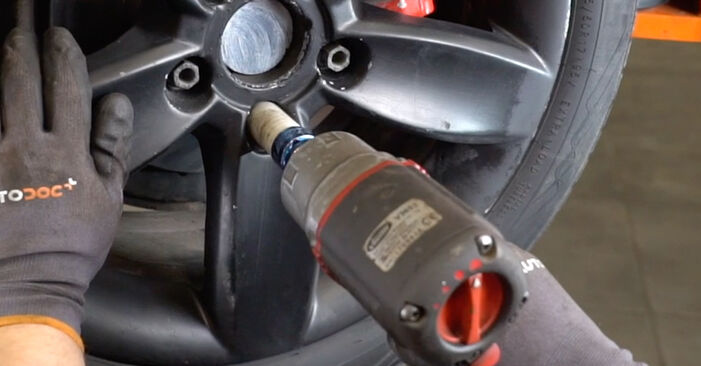 Changing Brake Pads on SEAT Ibiza IV ST (6J8, 6P8) 1.2 TSI 2013 by yourself