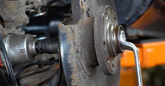 Changing of Wheel Bearing on VW Sharan 1 2003 won't be an issue if you follow this illustrated step-by-step guide