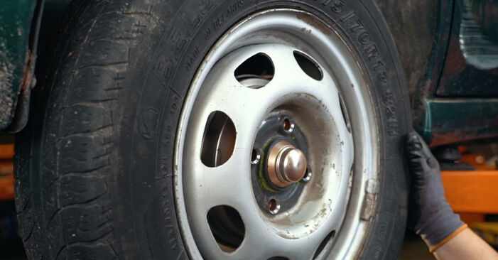How to remove VW CADDY 1.9 D 2000 Wheel Bearing - online easy-to-follow instructions