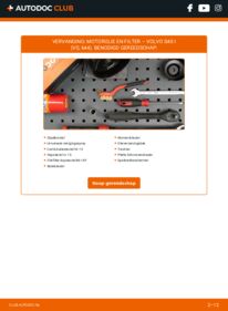 Vervanging uitvoeren: Oliefilter 1.8 Volvo S40 1