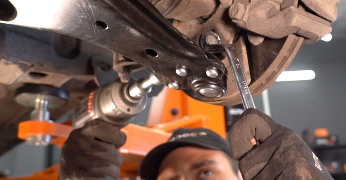 How to remove OPEL ASTRA 2.0 Turbo (L67) 2009 Control Arm - online easy-to-follow instructions