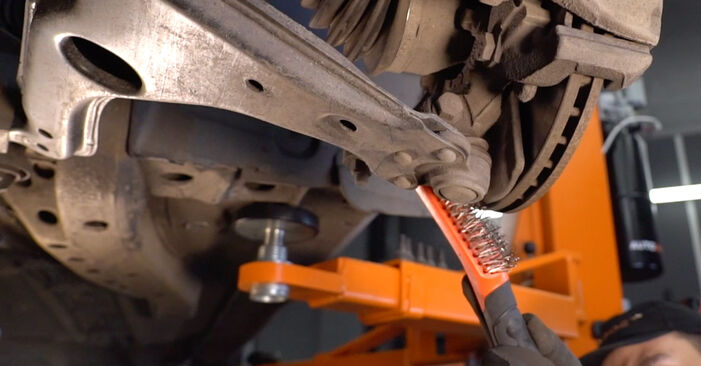 How to remove OPEL ASTRA 1.8 (L35) 2013 Control Arm - online easy-to-follow instructions