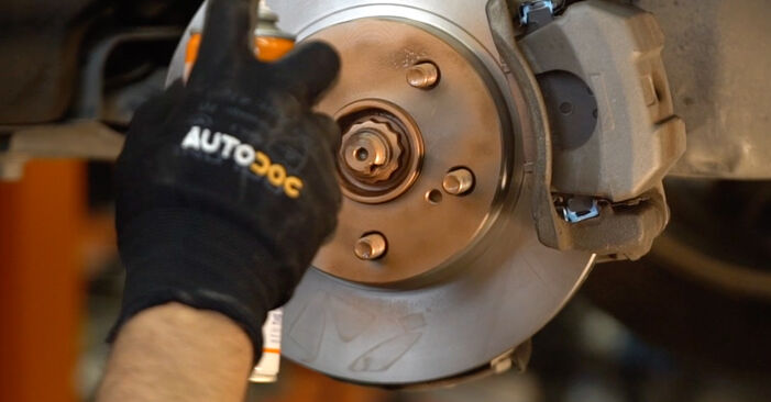How to change Brake Pads on bB I 2000 - free PDF and video manuals