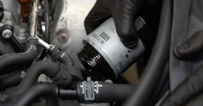 Need to know how to renew Oil Filter on AUDI A1 2017? This free workshop manual will help you to do it yourself