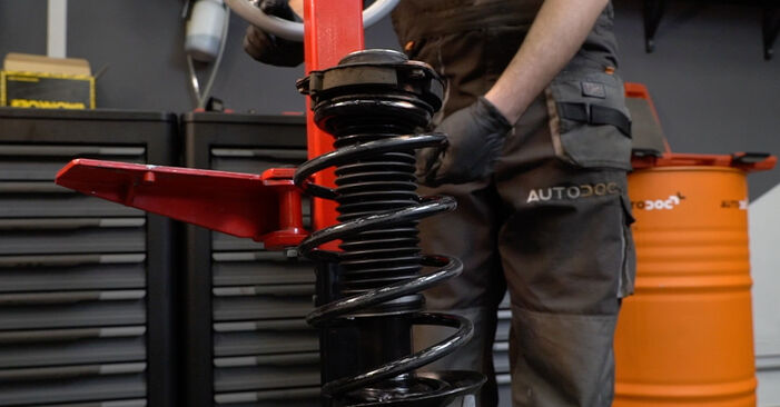 Changing of Springs on Audi A3 Convertible 2010 won't be an issue if you follow this illustrated step-by-step guide